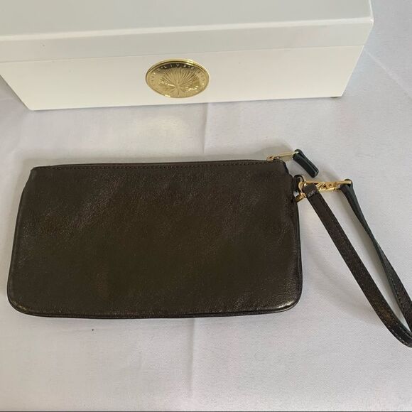 Tiffany & Co. Bronze Leather Pouch/Clutch - Picture 15 of 15